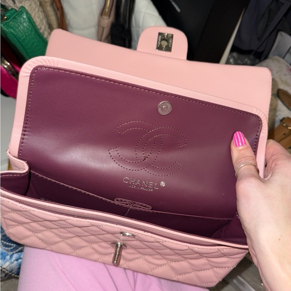 CHANEL Light Pink Quilted Flap Bag - Picture 3 of 8